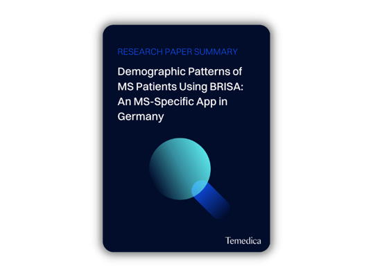 Demographic Patterns of MS Patients Using BRISA: An MS-Specific App in Germany