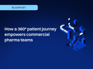 Blog thumbnail on 360-degree patient journey for commercial pharma teams