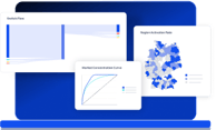 Commercial Compass visualization with widgets for competitor tracking